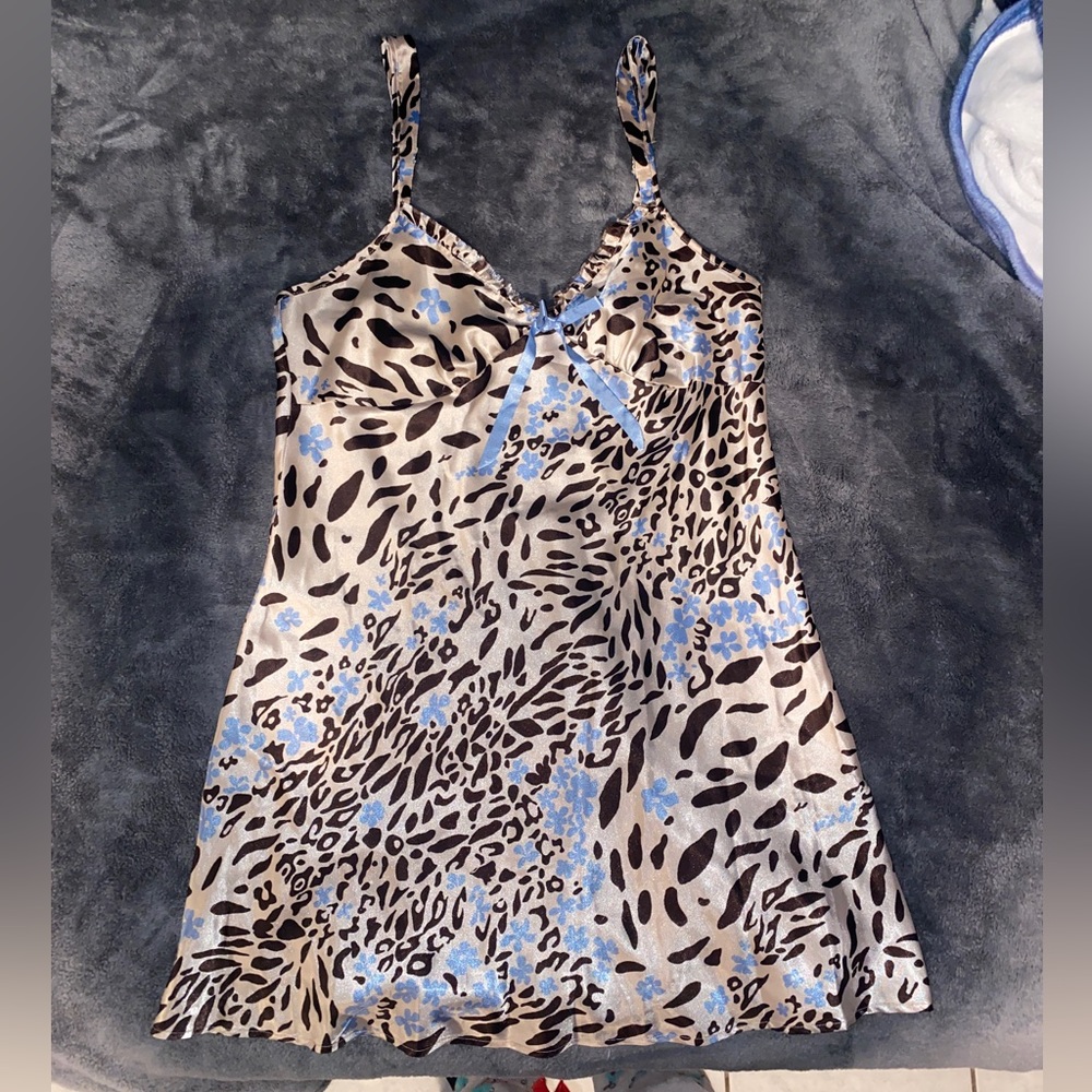 Silk slip lingerie dress